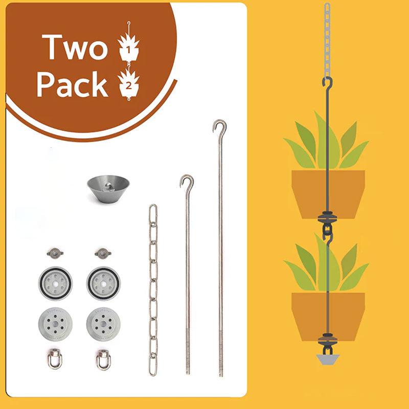 🌿 The Vertical Oasis: Transformable Hanging Pot Kit