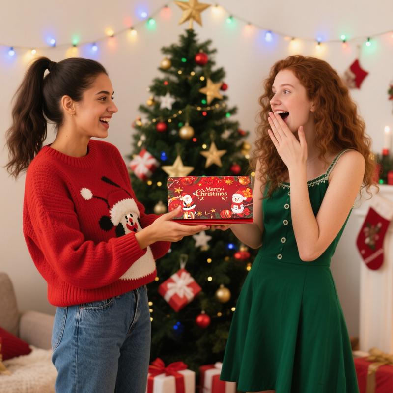 🎄 Christmas Cash Envelope with Money Clip