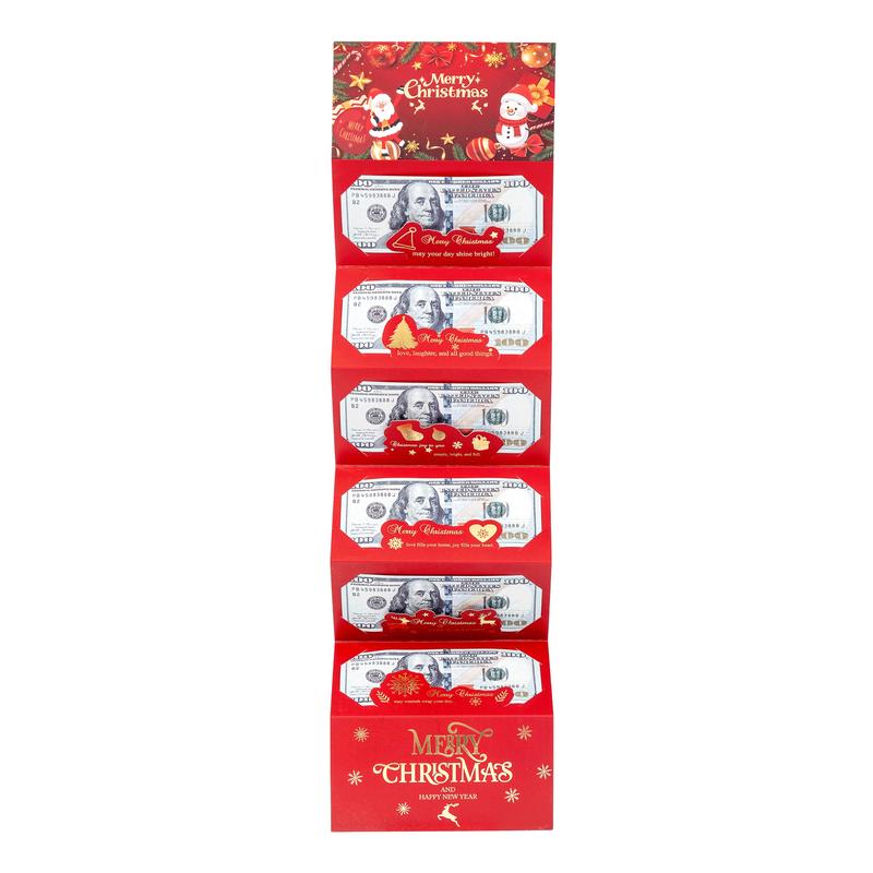 🎄 Christmas Cash Envelope with Money Clip