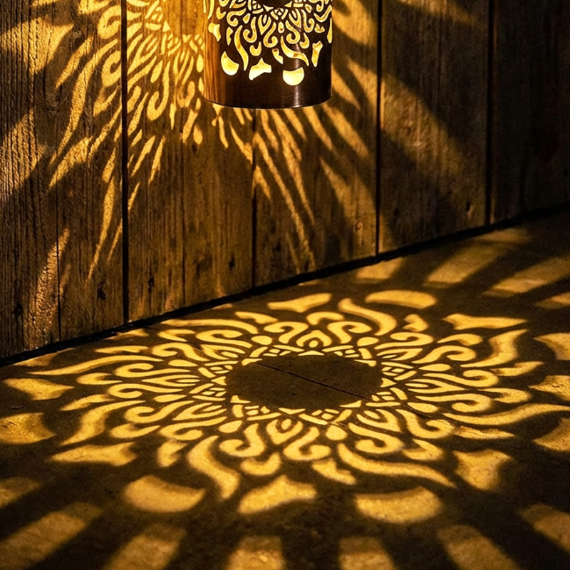 🌞✨✨ Solar Mandala Projection Wall Light