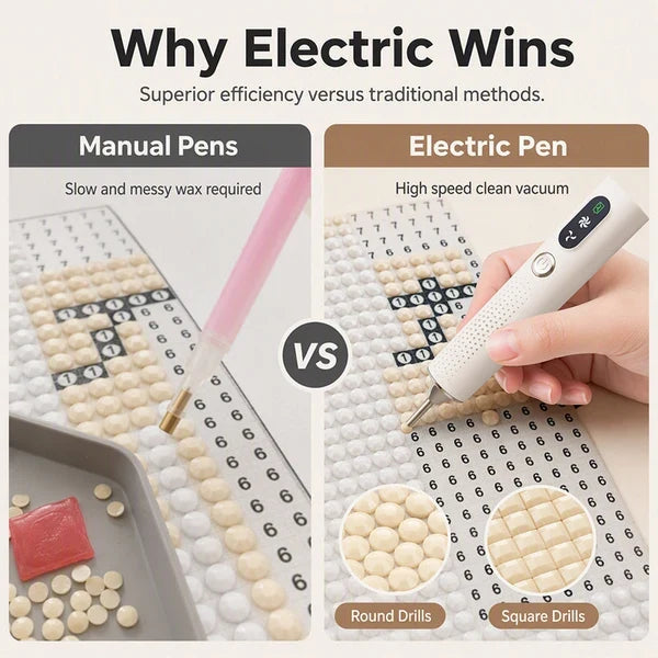 🖊DIY Rechargeable Electric Diamond Pen